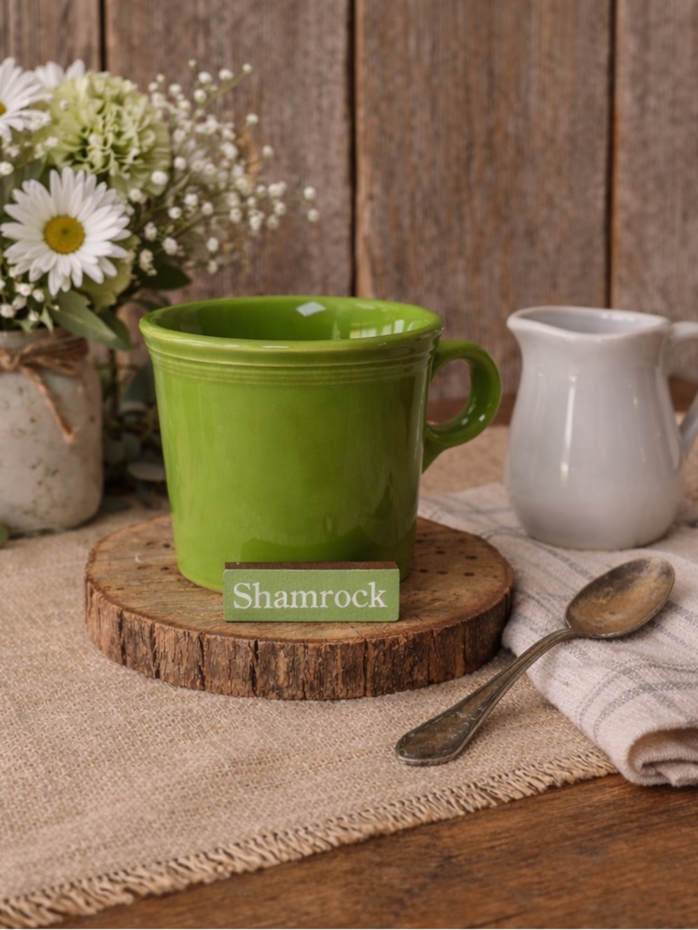 Fiestaware Shamrock Ring Mug